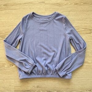 Cat & Jack Light Purple Long Sleeve Top